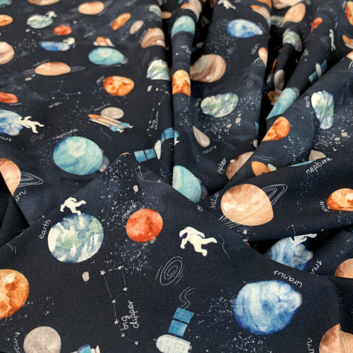 Gots french terry space cotton elastane jersey fabric cu1