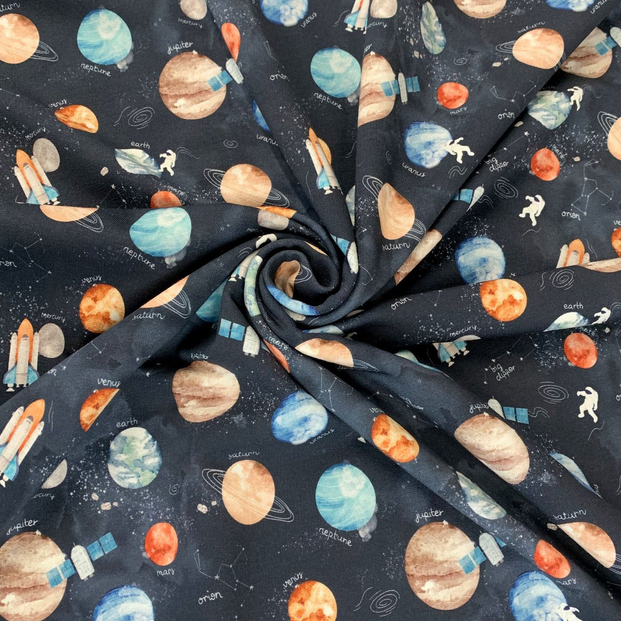 Gots french terry space cotton elastane jersey fabric cu