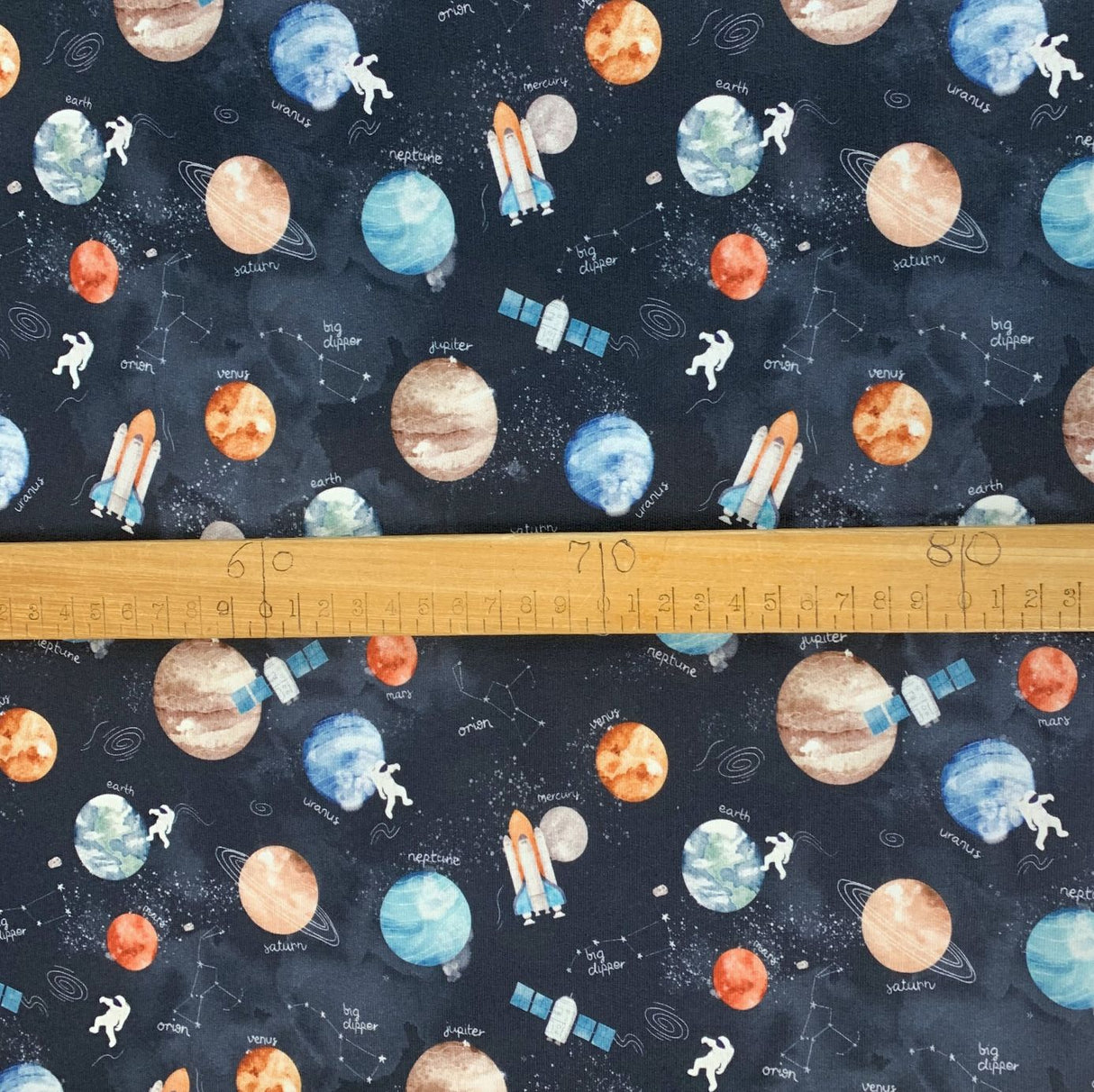 Gots French Terry Space Cotton Elastane Jersey Fabric S