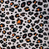 Gots Organic Jersey Leopard Grey Jersey Fabric S
