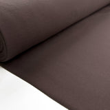 Gots Organic French Terry Dusty Plum Cotton Elastane Knitted Plain Jersey Fabric Bolt