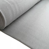 Gots Organic French Terry Grey Cotton Elastane Knitted Plain Jersey Fabric Bolt