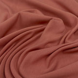 Gots Organic French Terry Salmon Cotton Elastane Knitted Plain Jersey Fabric
