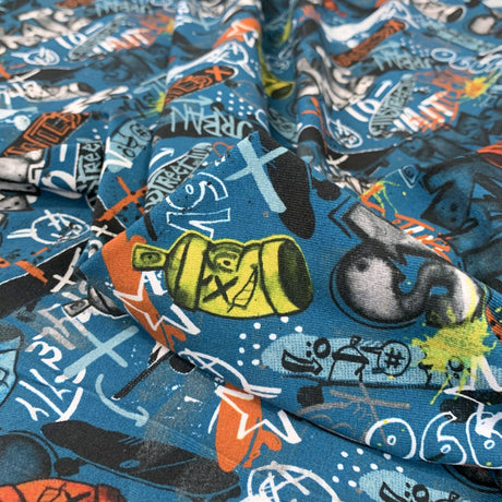 Graffiti Blue Dititally Printed Jersey Cotton Elastane Fabric Cu 67Faeab0 Ef93 43Ed B5Cc 3Bd3A554A0F4