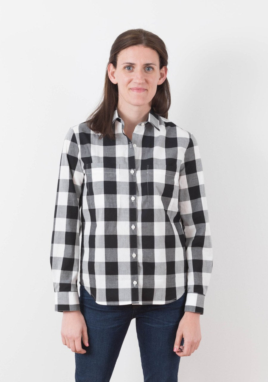Grainline studio archer button up shirt sizes 0 18 1