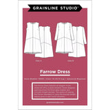 Grainline Studio Farrow Dress Pattern Us 14 30 Cover