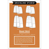 Grainline Studio Reed Skirt Pattern Us 0 18 Cover