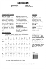 Grainline studio tamarack jacket pattern 0 18 back cover