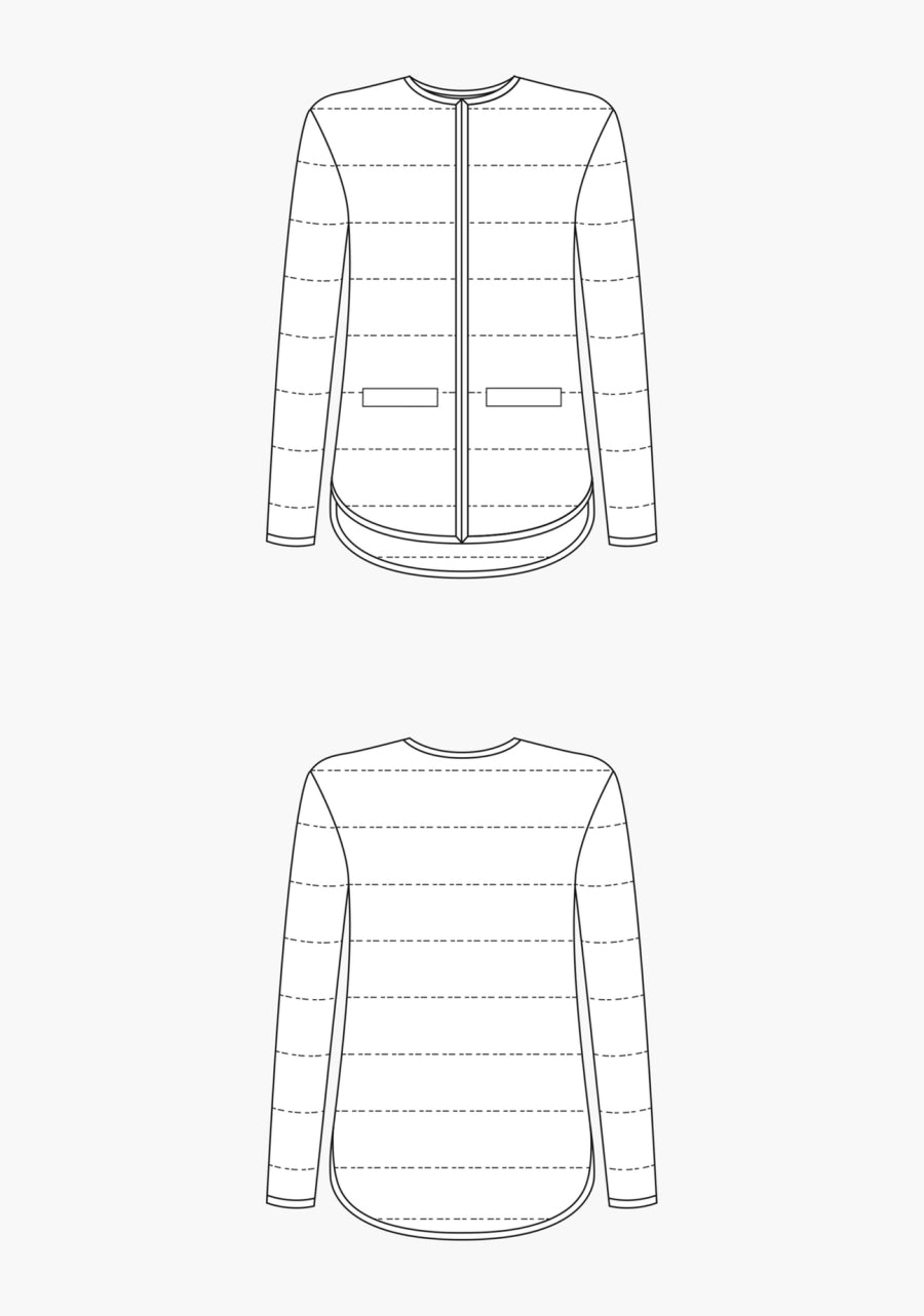 Grainline studio tamarack jacket pattern 0 18 sketch
