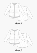 Grainline studio tamarack jacket pattern 14 30 sketch