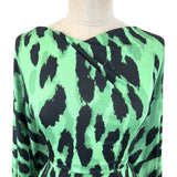 Green White Polyester Jersey Envy Chest