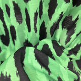 Green White Polyester Jersey Envy Close Up 2