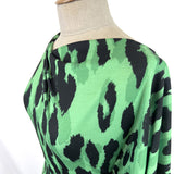 Green White Polyester Jersey Envy Side