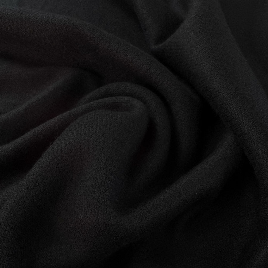 Harmony Knits Black Viscose Polyester Polyamide Soft Knitted Jersey Fabric Cu Baff6A25 013B 4A64 90E3 441666D66738