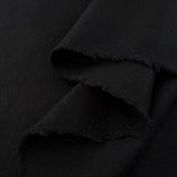 Harmony Knits Black Viscose Polyester Polyamide Soft Knitted Jersey Fabric Fold