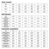 Hazelwood Top Size Chart