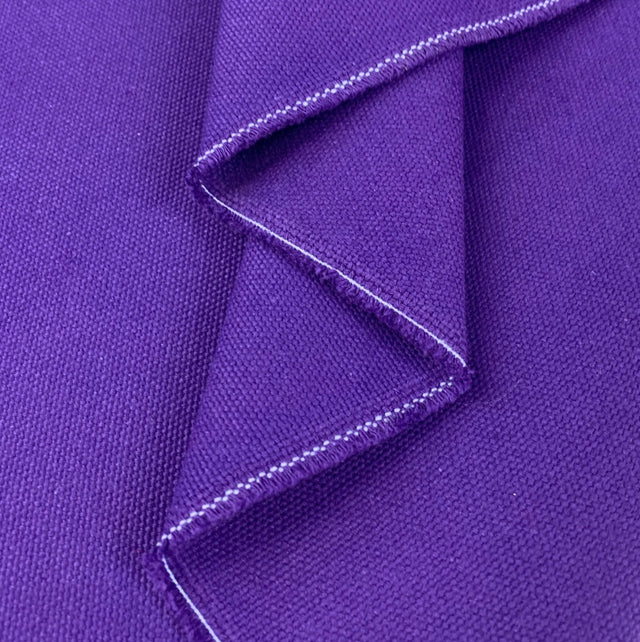 Heavy Cotton Canvas Purple Cotton Canvas Fabric Cu