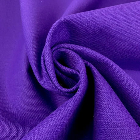 Heavy Cotton Canvas Purple Cotton Canvas Fabric Cud