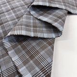 Heavy Cotton Suiting Fabric Pale Blue Brown Patrick Fold2