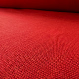 Heavy Viscose Linen Canvas Fabric Buddy Red