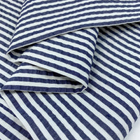Seersucker - Henley - Navy