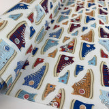 High Top Combe Cotton Trainer Fabric Roll