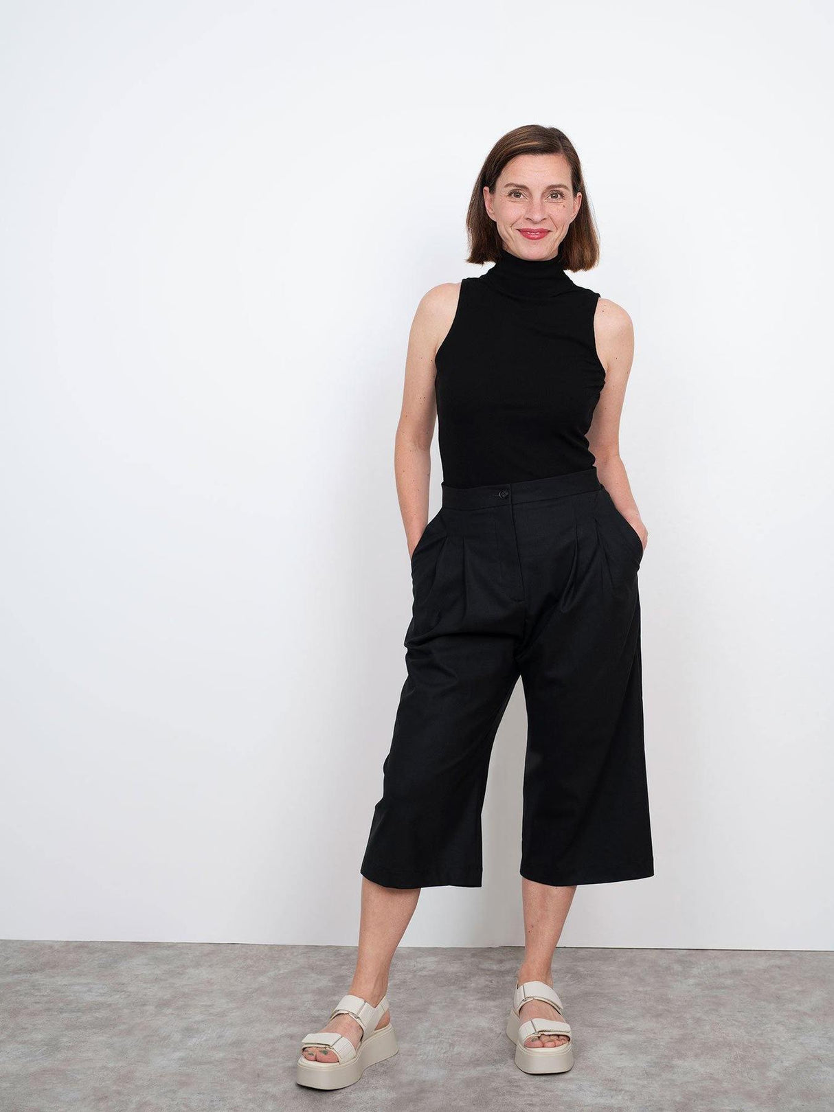 High Waisted Trousers Pattern The Assembly Line 4