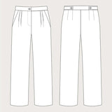 High Waisted Trousers Pattern The Assembly Line Sketch
