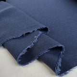 High Twist Polyester Bluebell Blue Airforce Crepe Plain Woven Floaty Suiting Dress Fabric Fold