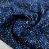 Hoffman Bali Cotton Lawn Blue Dot Abstract Indonesian Fabric