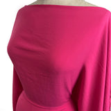 Holi Holiday Polyester Nylon Vibrant Pink Woven Crepe Dress Fabric Side