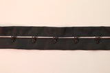 Hook Eyes Black Satin Matt Corsetry Tape Fastening S