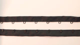 Hook Eyes Black Satin Matt Corsetry Tape Fastening S1
