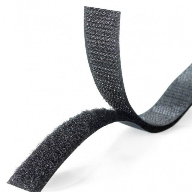 Hook And Loop Velour Tape Black