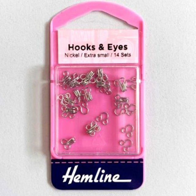 Hooks Eyes Extra Small Nickel