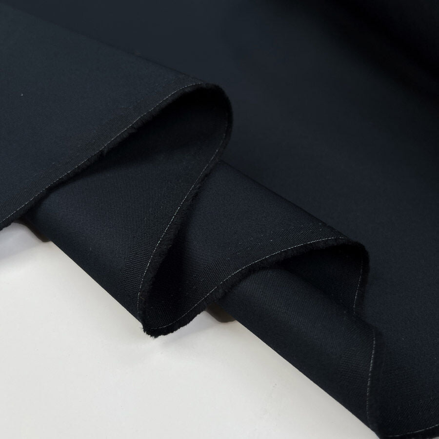 Hornpipe Navy Cotton Twill Woven Trouser Fabric Fold