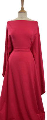 Hot Pink Hug Polyester Elastane Stretch Knitted Jersey Fabric Mannequin