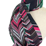 Idaho Digitally Printed Satin Dress Fabric Side