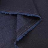 Indigo Dreams Denim Lightweight 6oz Soft Blue Cotton Fabric Fold