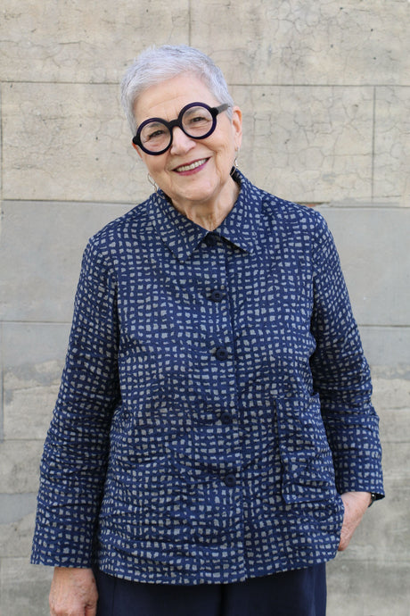 Ines shirt pattern tessuti 2