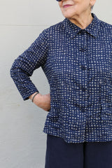 Ines shirt pattern tessuti 3