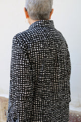 Ines shirt pattern tessuti 5