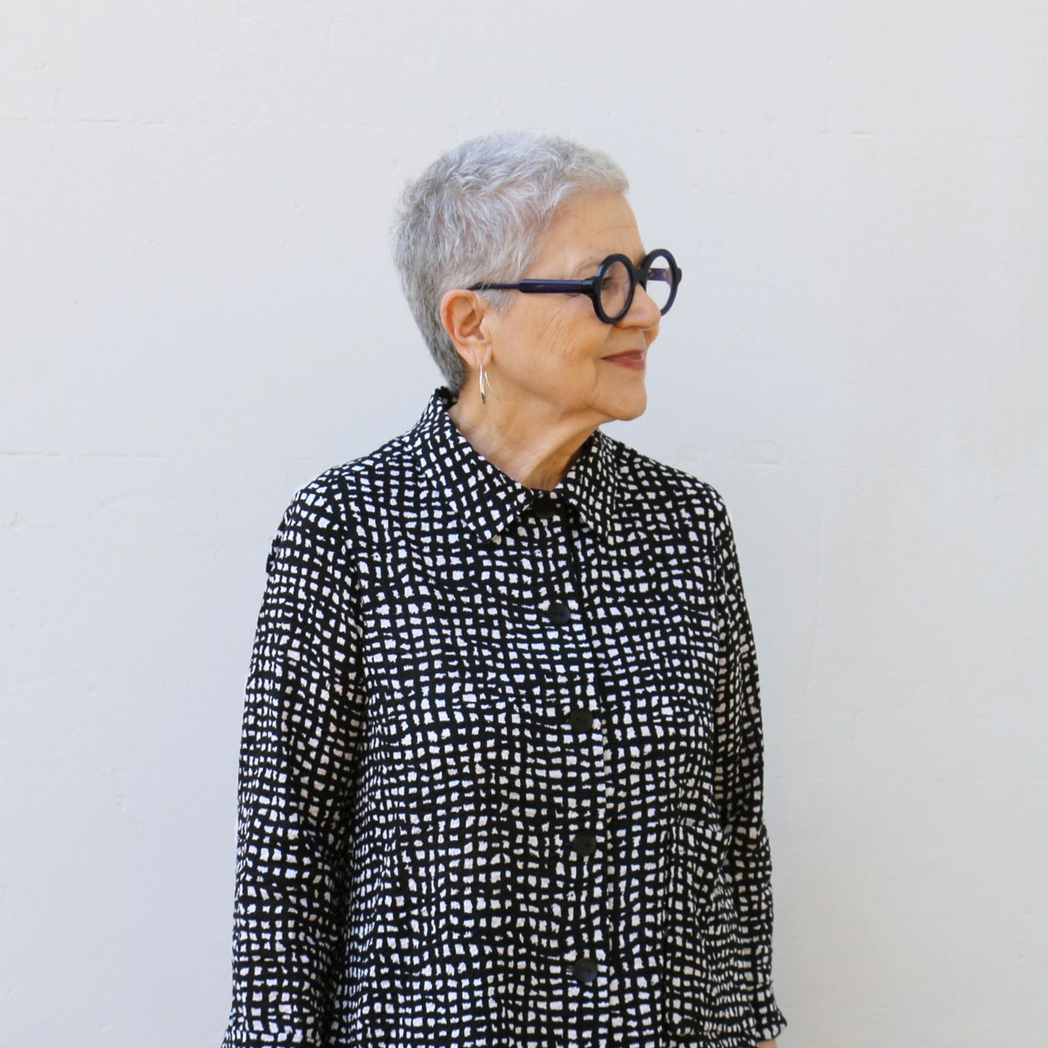 Ines shirt pattern tessuti 6