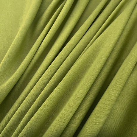 Interlock Cotton Jersey Plain Lime Soft Knitted Tshirt Fabric