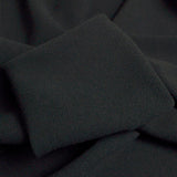 Italian Crepe Charcoal Black Polyester Italian Crepe Dress Fabric Close Up Fabric Photo C6E80D71 4F81 46E1 B68C 80E537F6D1D5
