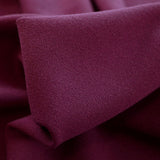 Italian Crepe Damson Ii Polyester Dark Damson Dress Fabric Cu1