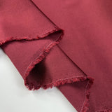Italian 100% Viscose Wine Red Suiting Fabric Rubina Fold