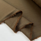 Italian 100% Wool Brown Suiting Fabric Tuscan Shade Fold