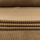Italian 6 Wale Corduroy Camel Cotton Woven Trouser Fabric