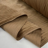 Italian 6 Wale Corduroy Camel Cotton Woven Trouser Fabric Fold